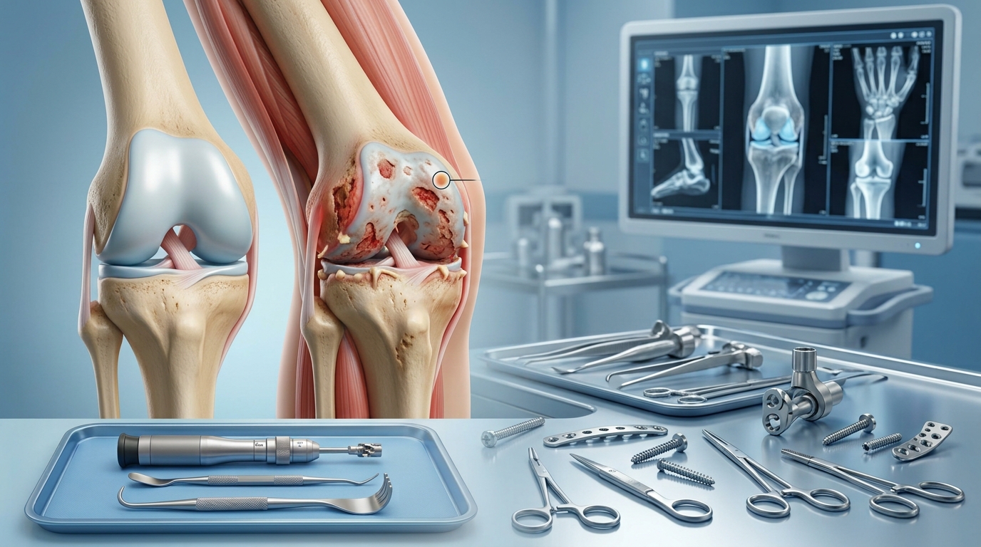 La prise en charge médicale et chirurgicale des gonarthroses